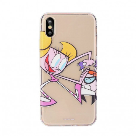 Cartoon Network Dexter Silicone Case for Apple iPhone XS Max Dexter with Dee Dee
