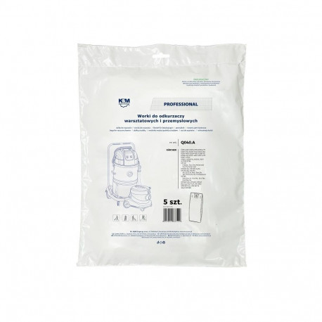 K&M KM-Q040.A Bags for vacuum cleaner KARCHER 6.904-210 / NT35 5 pcs.