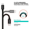 Swissten Textile Quick Charge Universal Micro USB Data and Charging Cable 2.0m