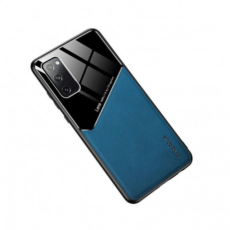Mocco Lens Leather Back Case for Apple iPhone 12 Pro Blue