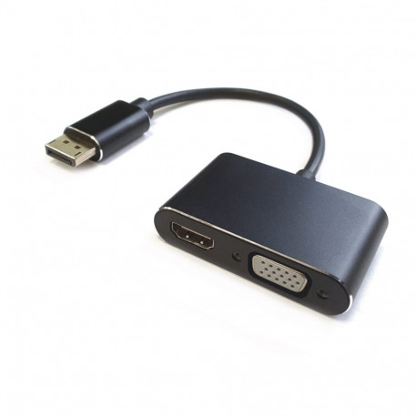 RoGer DisplayPort to HDMI + VGA Adapter v1.4 / 4K@30Hz