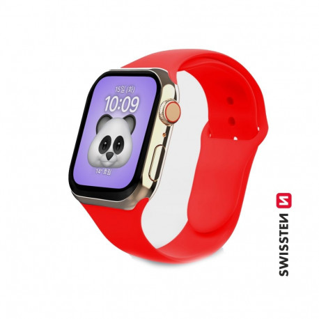 Swissten Silicone Band for Apple Watch 1/2/3/4/5/6/SE / 42 mm / 44 mm