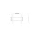 Multibrackets MB-1008 Universal Wallmount Fixed Medium up to 55" / 50kg