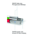 Swissten Textile Quick Charge Universal Micro USB Data and Charging Cable 2m