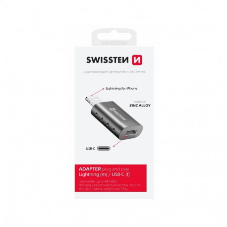 Swissten Adapter Lightning to USB-C