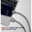 Swissten Textile Universal Quick Charge 3.1 USB-C Data and Charging Cable 1.2m