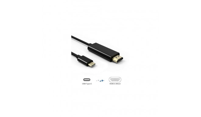 RoGer Cable USB-C toHDMI 4K@30Hz / 1.8m