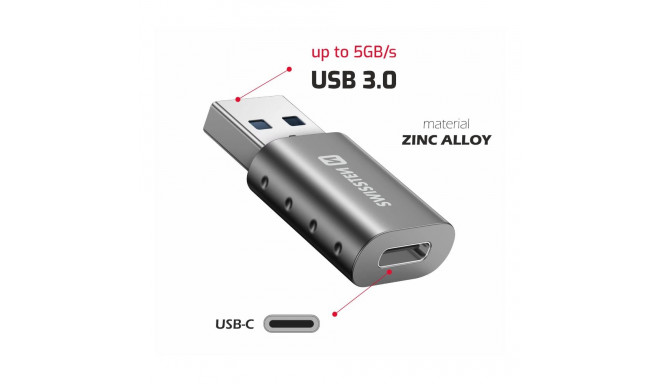 Swissten Adapter USB-A / USB-C