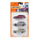 Matchbox® mudelautode 3-pakk