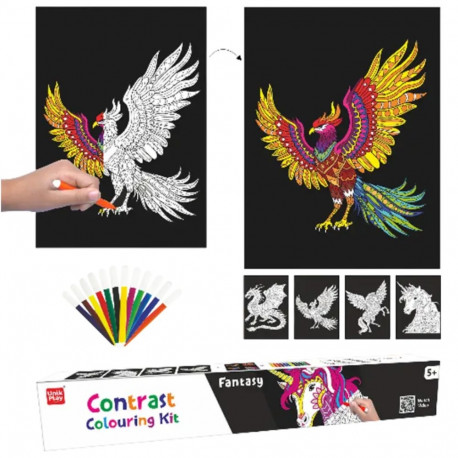 Joonistuskomplekt Fantaasia, 4 postrit