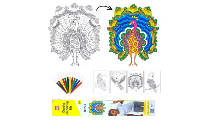 Joonistuskomplekt Lind, 4 postrit