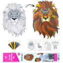 Joonistuskomplekt Loomad, 4 postrit