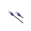 Cable Cat8 S/STP, 0.5m, black