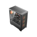 DarkFlash AIRNOVA computer case (black) + 3 fans