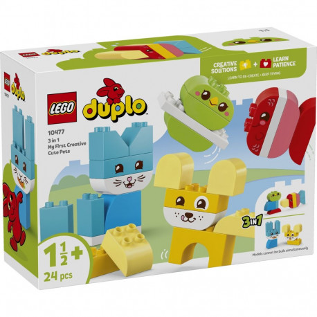 LEGO DUPLO Kolm ühes loomingulised armsad lemmikloomad