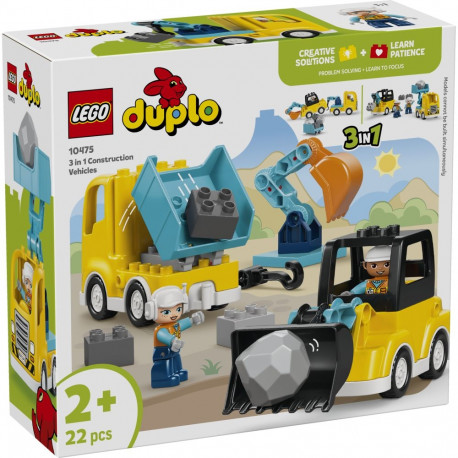 LEGO DUPLO Kolm ühes ehitusmasinad