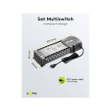 Goobay Sat multiswitch 5 sisendit/16 väljundit