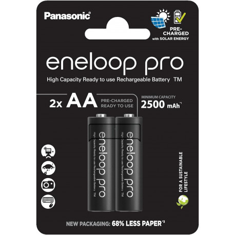 Panasonic eneloop aku Pro AA 2500 2BP