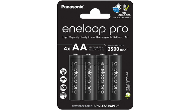 Panasonic eneloop aku Pro AA 2500 4BP