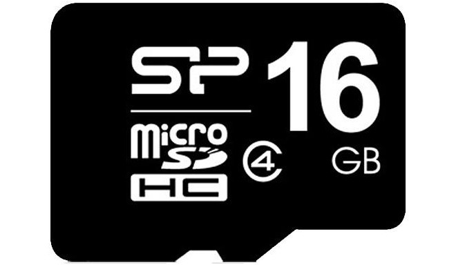 Silicon Power карта памяти microSDHC 16GB Class 4