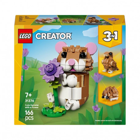 CONSTR LEGO CUTE HAMSTER W FLOWER 31376