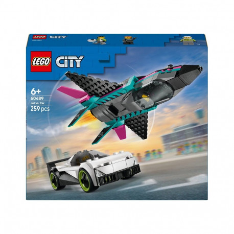 CONSTR LEGO JET VS. CAR 60489
