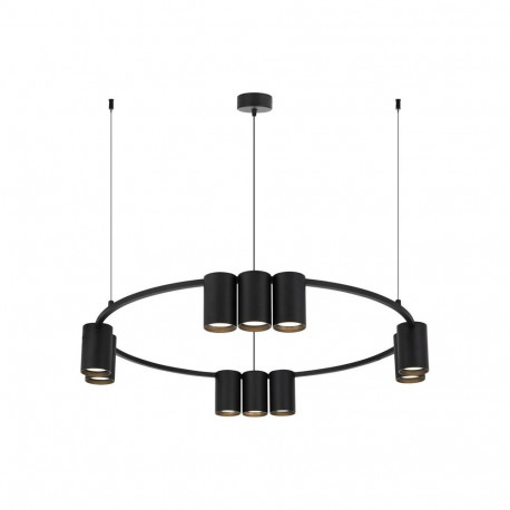 ripatsvalgusti PORI 10xGU10 ML0373 must