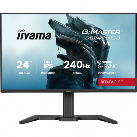 Iiyama arvutimonitor G-MASTER GB2471HSU-B1 60.5cm (23.8") 1920x1080 pixels Full HD, must