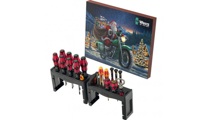 Adventes kalendārs 2025 instrumentu komplekts 136610 Wera