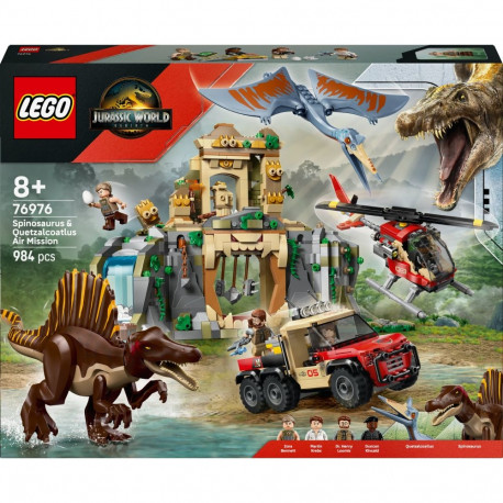 LEGO Jurassic World 76976 Spinosaurus ja Quetzalcoatlus õhumissioon