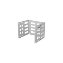 FOLDING BRACKET WALL-MOUNT 19" 8U 497X400/240 GREY LANBERG