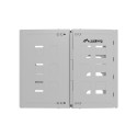 FOLDING BRACKET WALL-MOUNT 19" 8U 497X400/240 GREY LANBERG