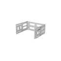 FOLDING BRACKET WALL-MOUNT 19" 4U 497X400/240 GREY LANBERG