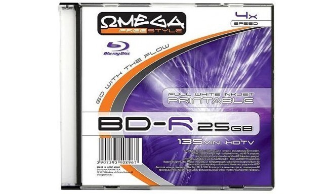 Omega Freestyle BD-R Printable 25GB 4x karbis