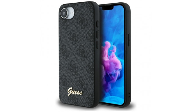 Guess Guess 4G Script Logo MagSafe case for iPhone 16e - black