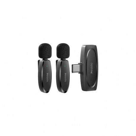 yesido Double Wireless Microphone (Type-C) KR13 Black