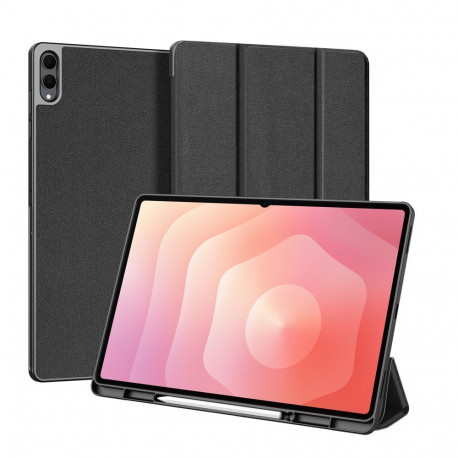 Dux Ducis Galaxy Tab S11 Ultra Domo Series Tri-fold Stand PU Leather Tablet Cover Black
