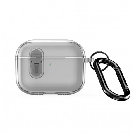 Dux Ducis Apple AirPods Pro 3 PECL Series PC+TPU Cover with Hook Grey