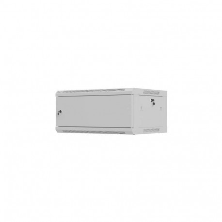Lanberg Wall mounted installation cabinet 19" 4U 600X450 | WF01-6404-00S | Gray