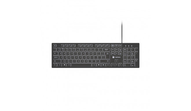 Natec | Herring Glow | Keyboard | Wired | US | Black