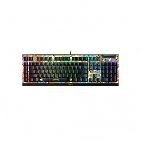 Razer | BlackWidow V4 X | Mechanical Gaming Keyboard | Wired | US | Green Mechanical Switches | Poké