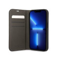 GUESS Book Case Apple iPhone 14 Pro Max kumm/silikoon must