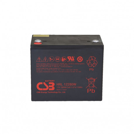 CSB Battery Battery 12V 6Ah 25W Pb F2 | HRL1225W