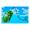 Razer Cobra juhtmega mängurihiir Minecraft Edition
