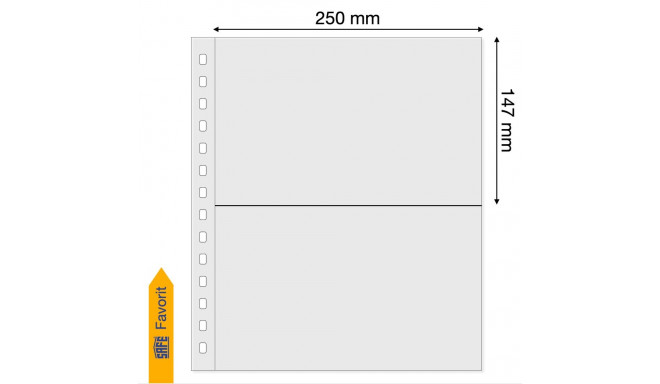 SAFE Garant vaheleht 2-taskut - must