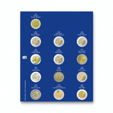 SAFE TOPset album 2€ müntidele lisaleht - 30