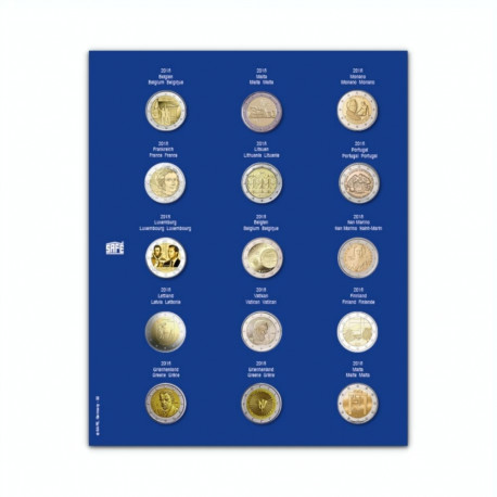 SAFE TOPset album 2€ müntidele lisaleht - 22