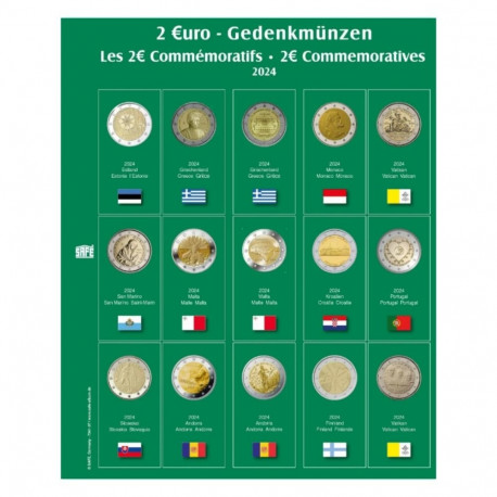 SAFE Premium mündialbum 2€ lisalehed - 36