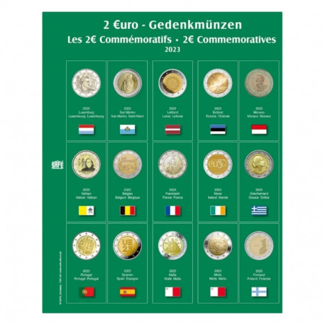 SAFE Premium mündialbum 2€ lisalehed - 34