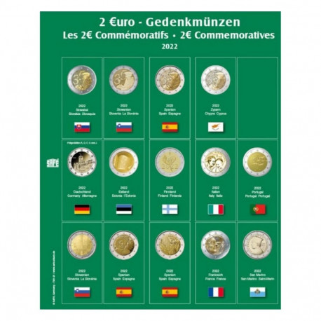 SAFE Premium mündialbum 2€ lisalehed - 31